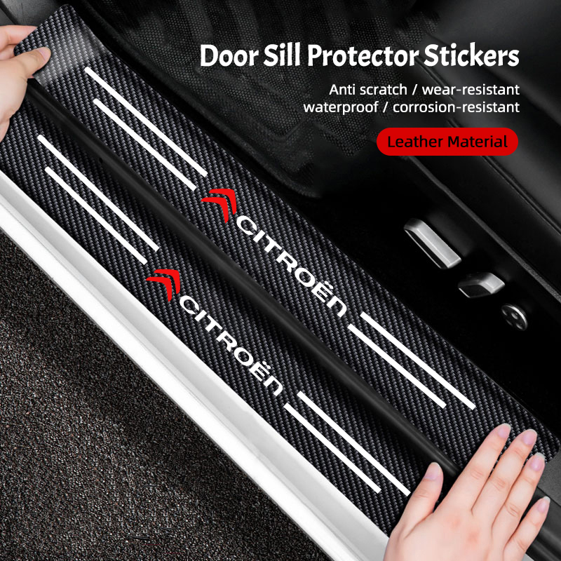 Crepe Pan Carbon - Carbon Fiber Car Door Plate Threshold