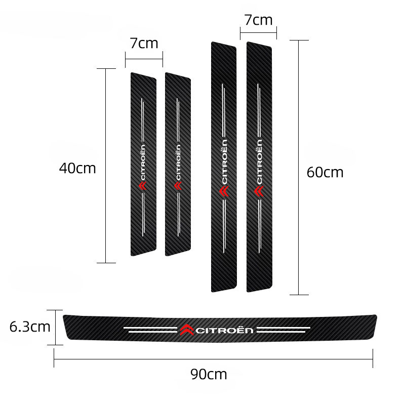 Carbon Fiber Car Door Plate Th - Crepe Pan Carbon 评论和价格