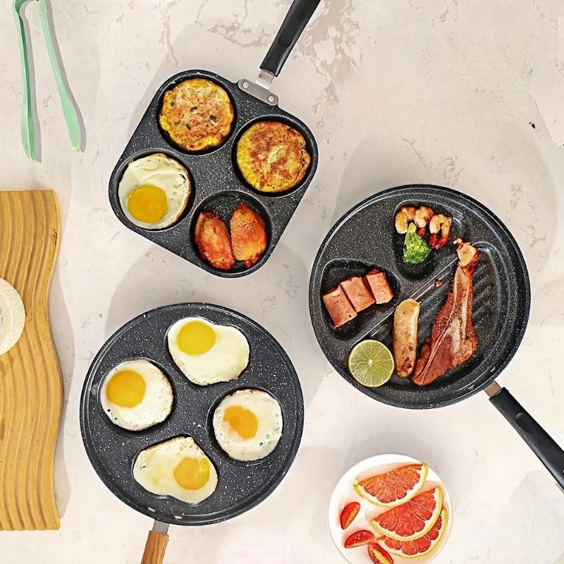 Non‑Stick Multi‑Hole Egg Burge - Mini Pancake Griddle 评论和价格