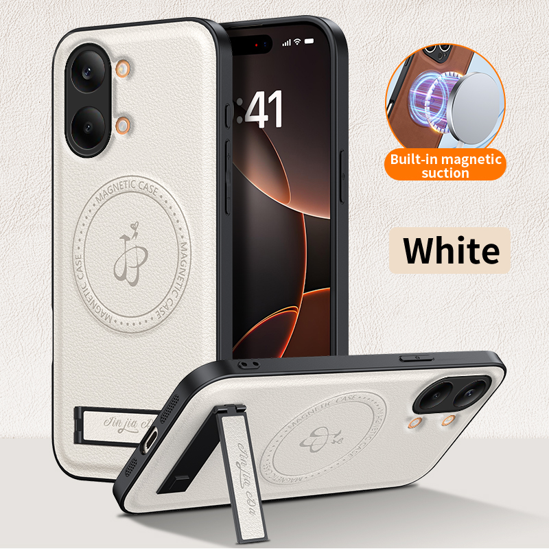 Luxury Leather Stand Phone Cas - Taco Stand Holder 评论和价格