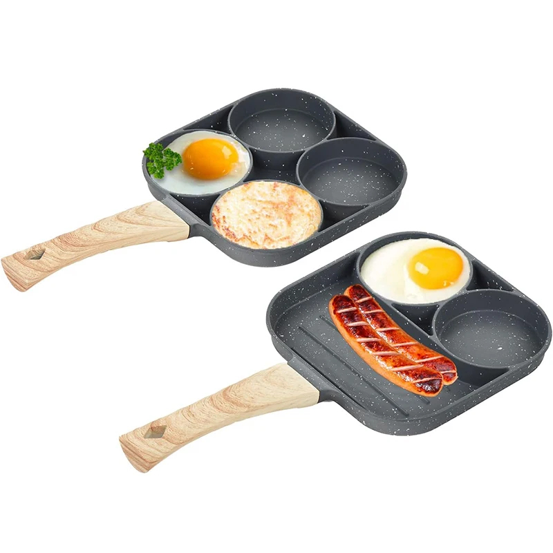 Pancake Egg Frying Pan 4 Cups  - Mini Pancake Griddle 评论和价格