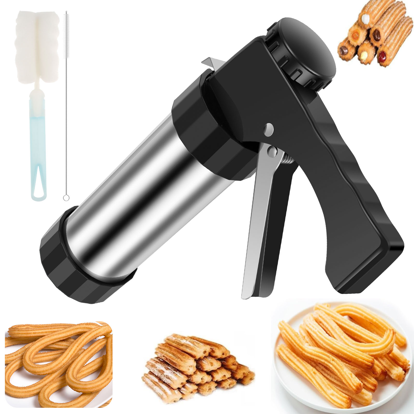 Churro Maker Machine Cookie Pr - Churros Maker Gun 评论和价格