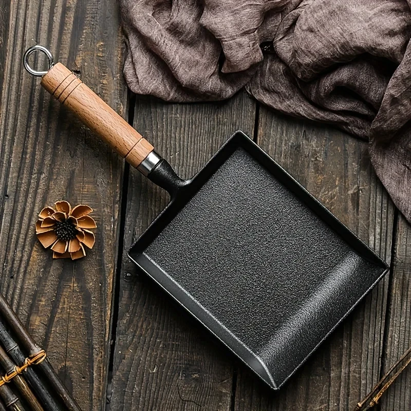 1Pc Japanese Cast Iron Pan Fry - Mini Pancake Griddle 评论和价格