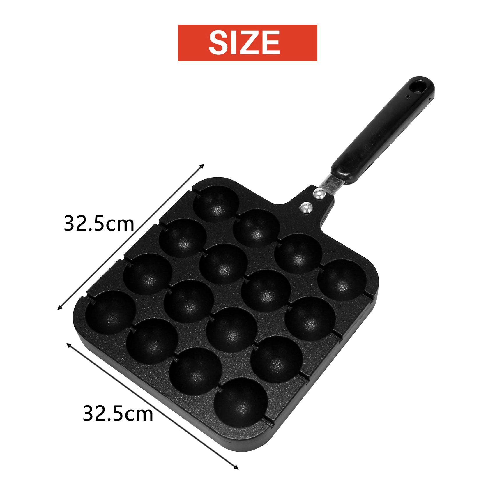 F-T 16 Holes Aluminum Takoyaki - Takoyaki Grill Plate 评论和价格