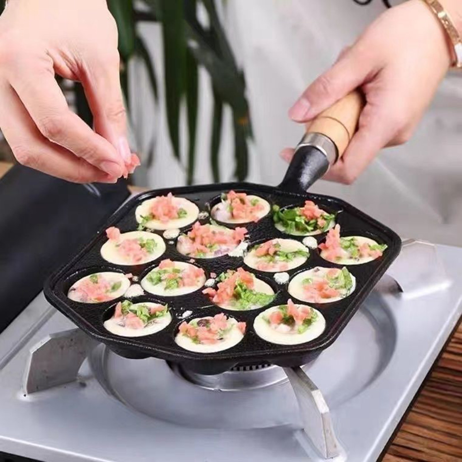Takoyaki Grill Pan Easy To Cle - Takoyaki Grill Plate 评论和价格