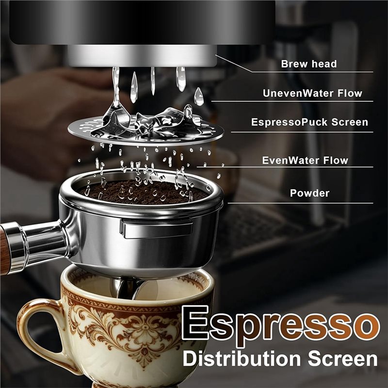 2026 New Espresso Puck Screen  - Breville Espresso Barista Express 评论和价格
